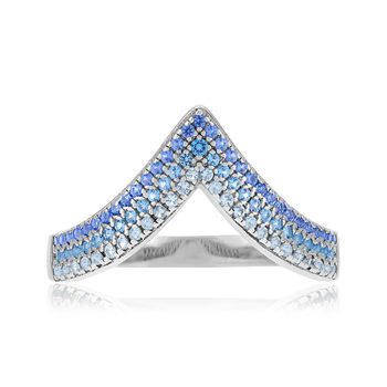 Bague argent 925 et pierres synthétiques