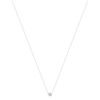 Necklace silver 925 and zirconias 45cm