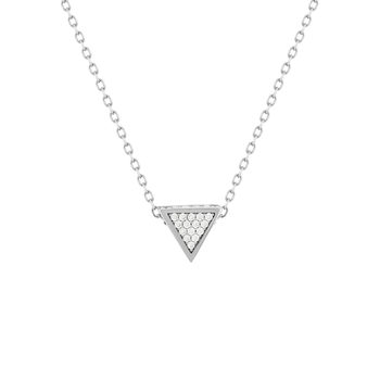 Necklace silver 925 and zirconias 45cm