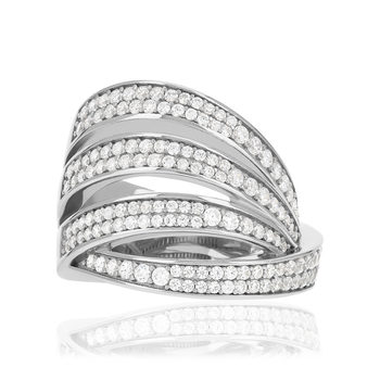 Bague argent 925 et zirconias