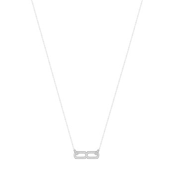 Necklace silver 925 and zirconias 45cm