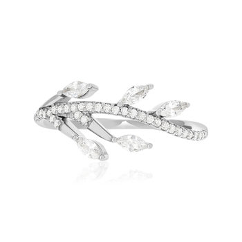 Bague argent 925 et zirconias