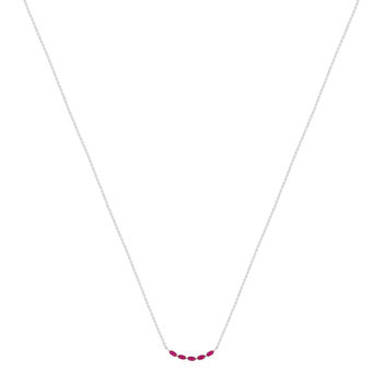 Necklace silver 925 and zirconias 45cm