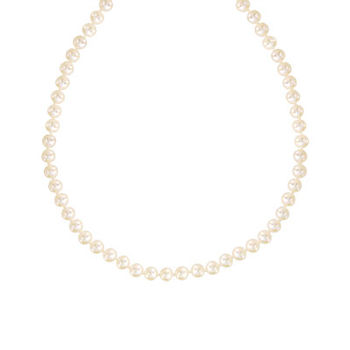 Collier or 750 jaune perles de culture de Chine 45cm