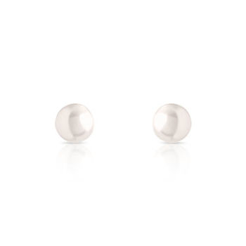 Boucles d'oreilles or 750 jaune perle de culture de Chine
