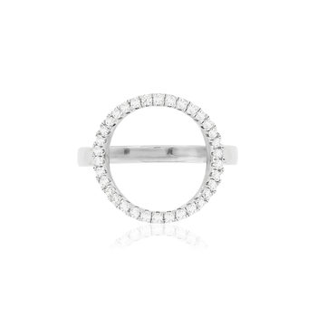 Bague argent 925 zirconias