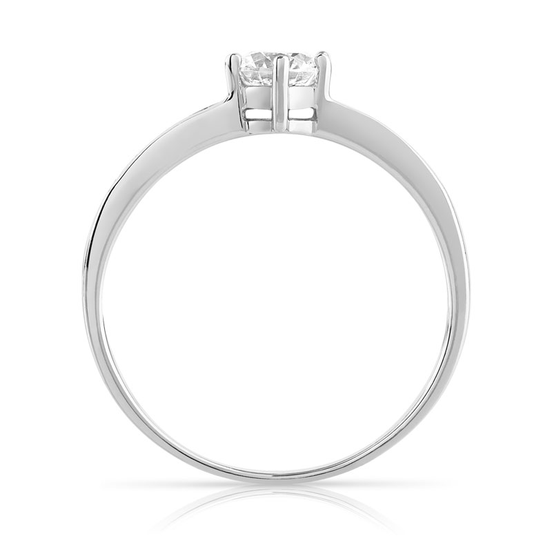 Bague argent 925 zirconias - vue 2
