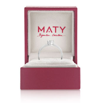 Bague argent 925 zirconias