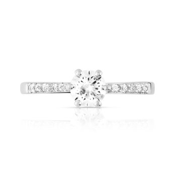 Bague argent 925 zirconias