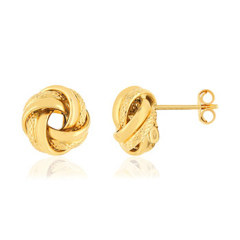 Boucles d'oreilles or jaune 375
