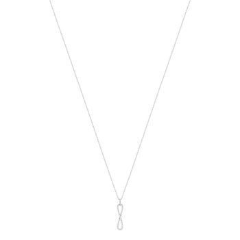 Collier argent 925 zirconias 45 cm