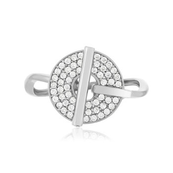 Bague argent 925 zirconias