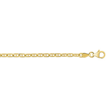 750 yellow gold navy chain 50 cm