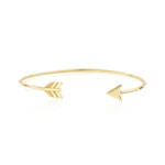 Bracelet plaqué or ouvert