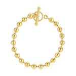Bracelet plaqué or maille boule