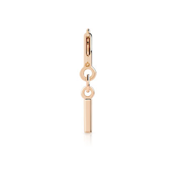 Charm's pour bracelet plaqué or rose 'i'