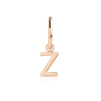 Charm's pour créoles plaqué or rose 'z'