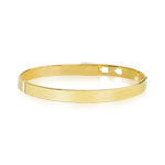 Bracelet jonc plaqué or