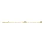 bracelet plaqué or zirconia