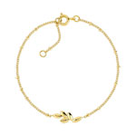 Bracelet plaqué or 18 cm