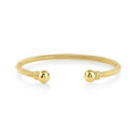 Bracelet jonc plaqué or 60 mm