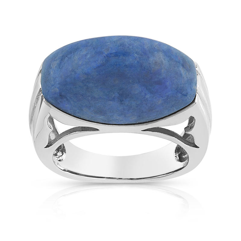 bague argent 925 lapis lazuli bague en argent 925 rehaussee de lapis ...