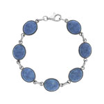 Bracelet argent 925 lapis lazuli