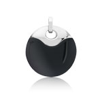 Pendentif argent r&eacute;sine