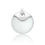 Pendentif argent r&eacute;sine