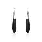 Boucles d&rsquo;oreilles argent r&eacute;sine