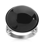 Bague argent 925 onyx