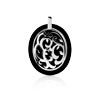 Pendentif argent 925 pierre imitation