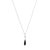 Collier argent 925 zirconia et laque