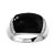 Bague argent 925 onyx et zirconia