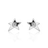 Boucles d'oreilles argent 925 diamant