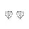Boucles d'oreilles argent 925 zirconia