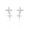 Boucles d'oreilles argent 925 zirconia