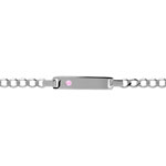 Gourmette argent 925 personnalisable zirconia