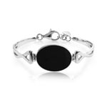 Bracelet argent 925 agate