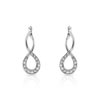 Boucles d'oreilles argent 925 zirconia