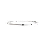 Bracelet argent 925 diamant noir