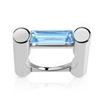 Bague argent 925 pierre imitation