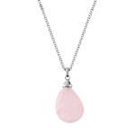 Collier argent 925 quartz
