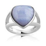 Bague argent 925 agate