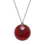 Collier argent 925 agate