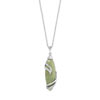 Collier argent 925 jade zirconia