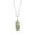 Collier argent jade zirconias 45 cm