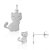 Lot boucles d&rsquo;oreilles pendentif argent