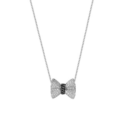 Collier argent zirconias 43 cm