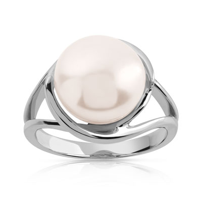 Bague argent perle de culture